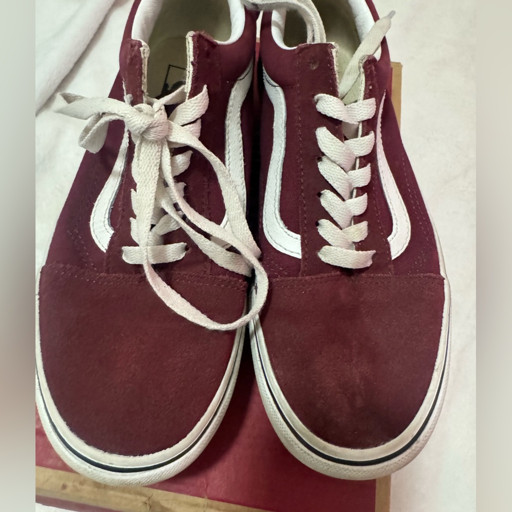 Old stool Vans burgundy